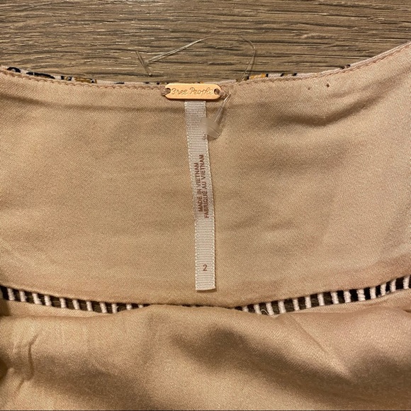 NEW Free People Ivory Floral Long Sleeve Mini Dress - Picture 6 of 10